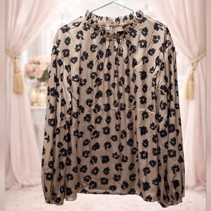OTT XL Animal Patterned Women's Blouse
